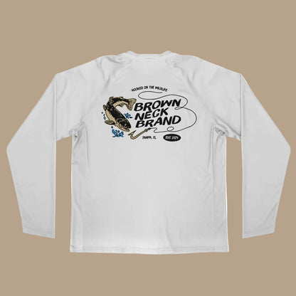Brown Neck Brand Original Non Hooded Fishing Shirt