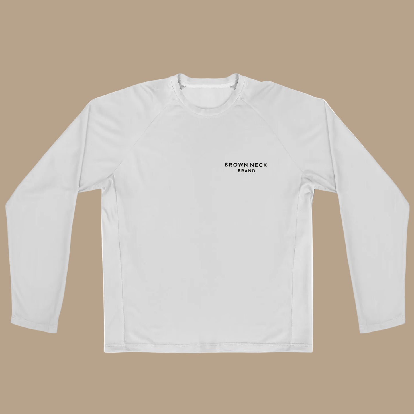 Brown Neck Brand Original Non Hooded Fishing Shirt