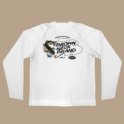 Brown Neck Brand Original Non Hooded Fishing Shirt