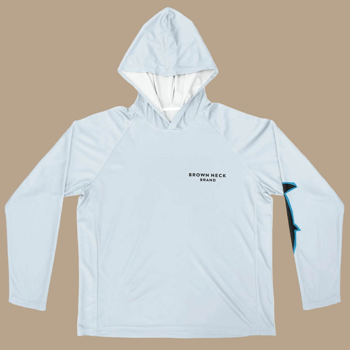 Shark and Minnows Hooded Fishing Shirt