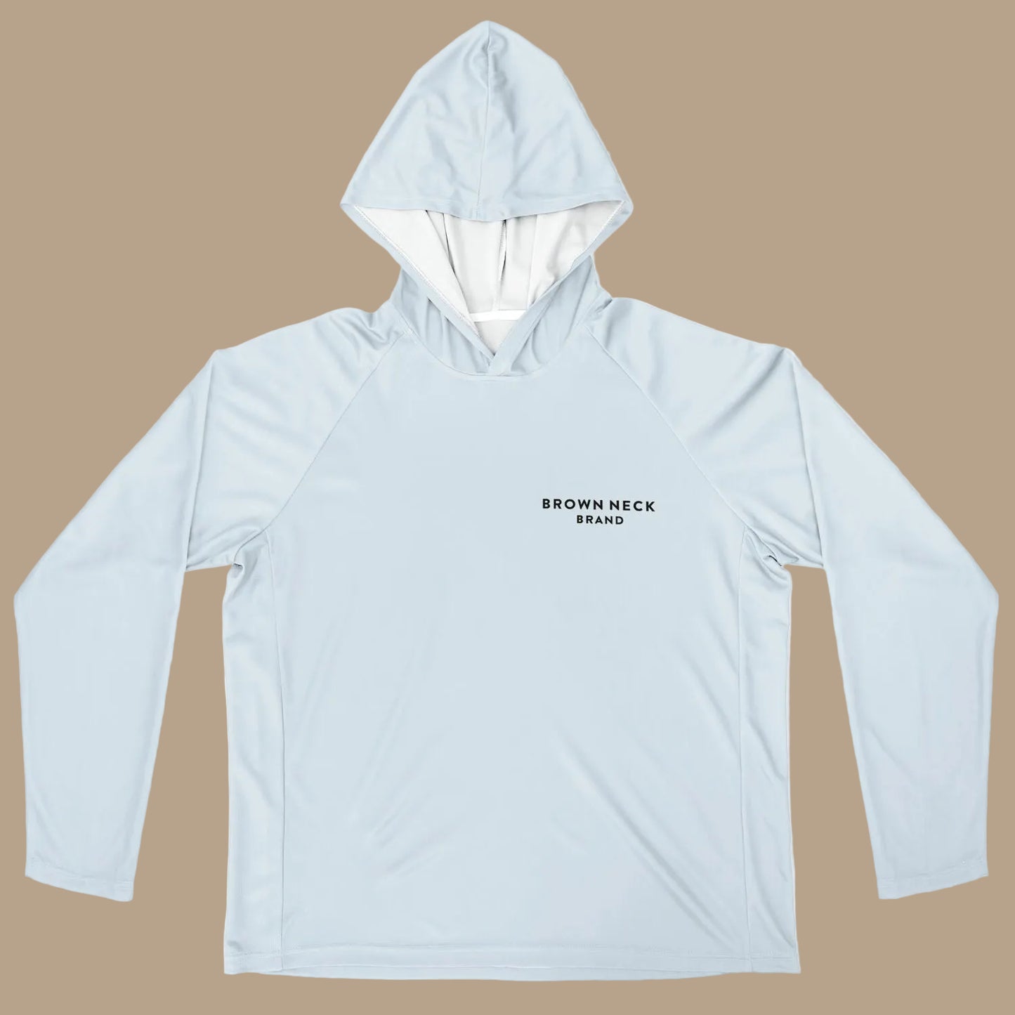 Brown Neck Brand Original Hooded Fishing Shirt