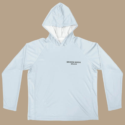 Brown Neck Brand Original Hooded Fishing Shirt