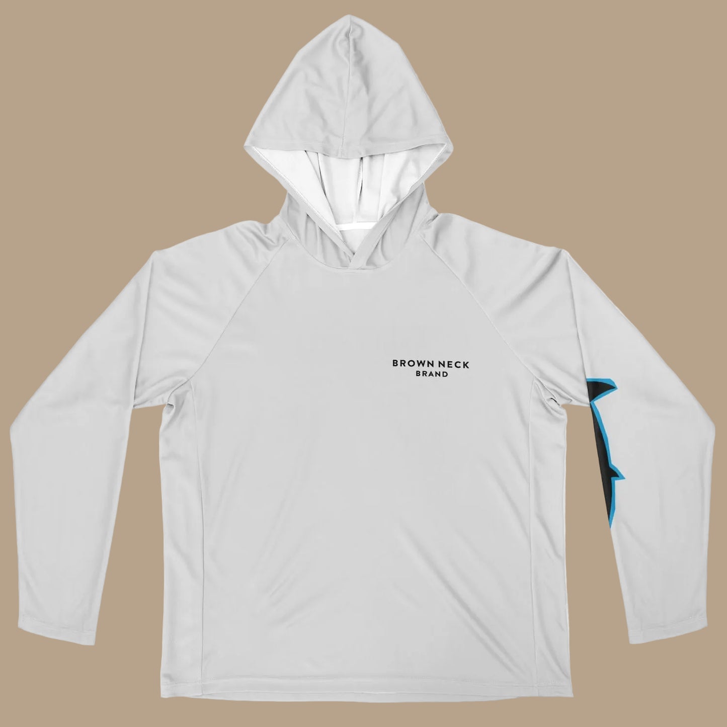 Shark and Minnows Hooded Fishing Shirt