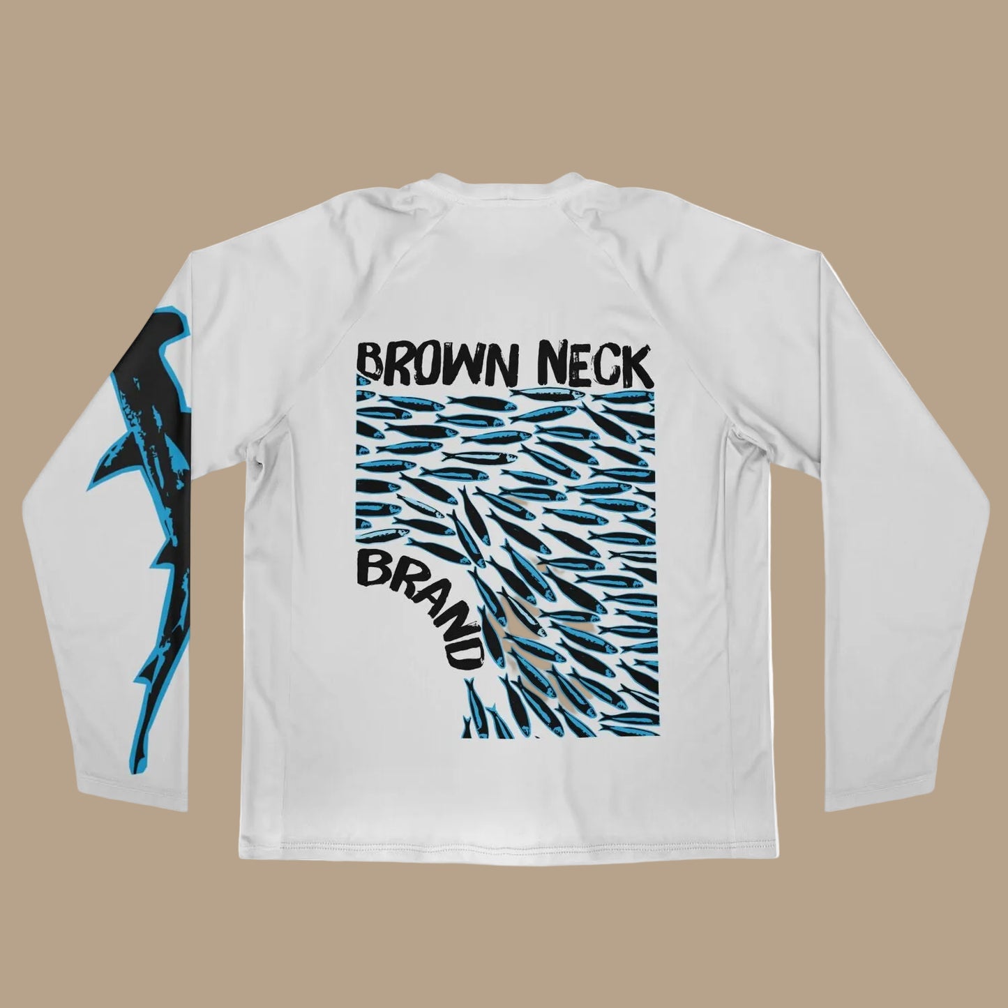 Shark and Minnows Non Hooded Fishing Shirt