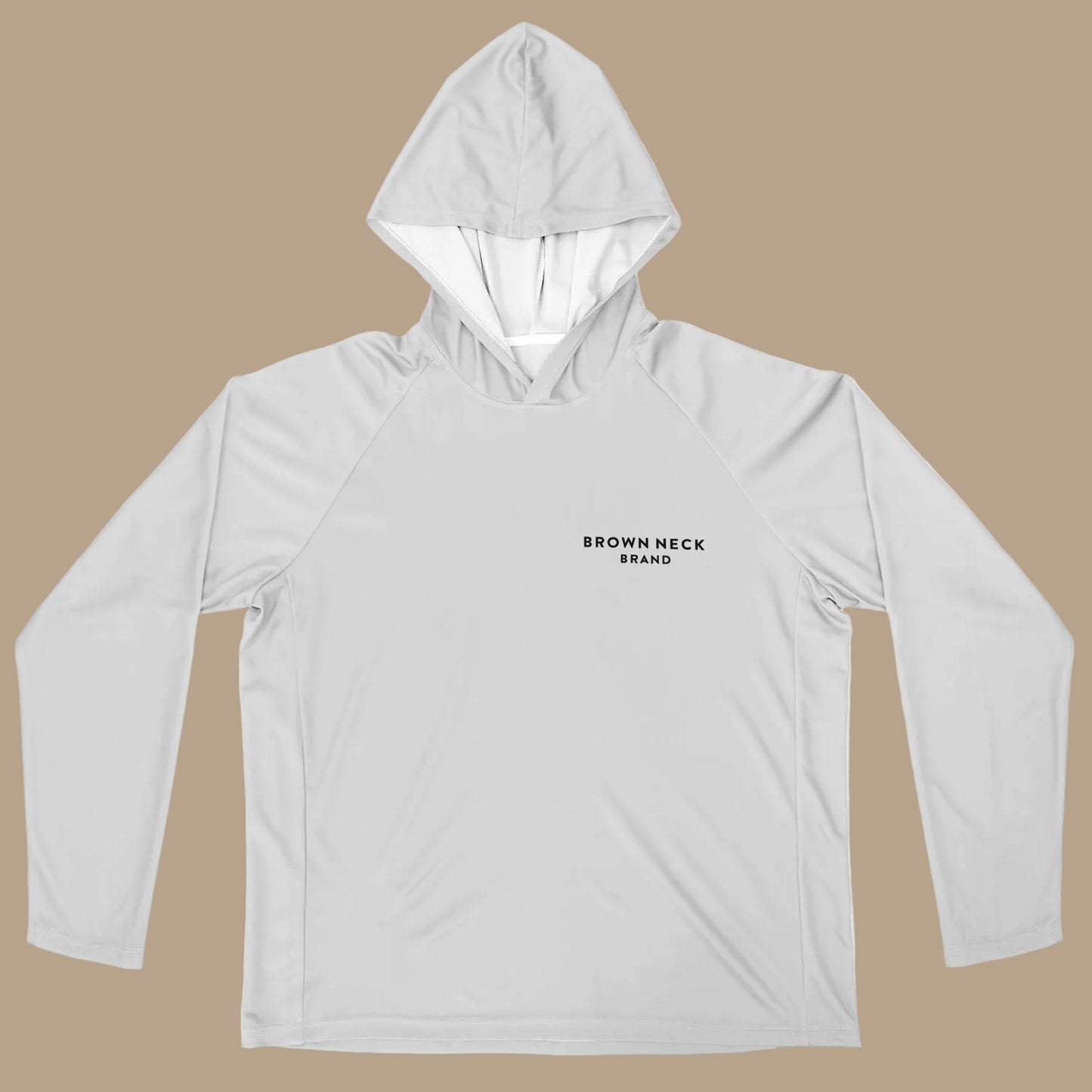 Brown Neck Brand Original Hooded Fishing Shirt